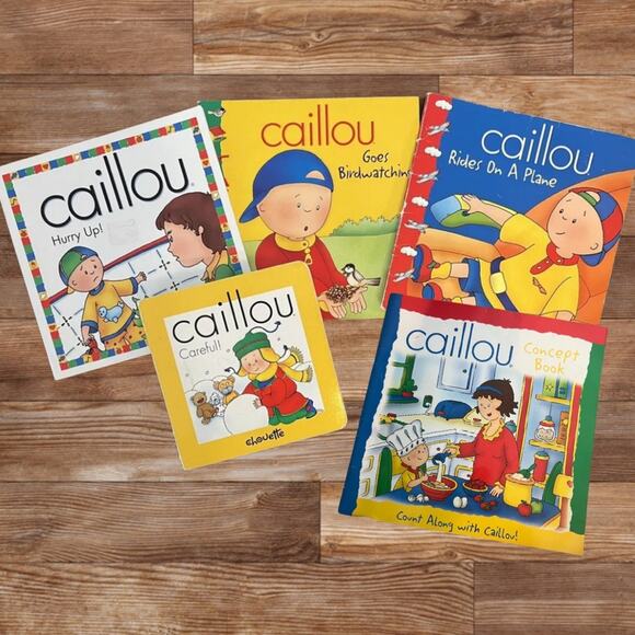 Book Bundle 📚: 5 Caillou Children’s Picture Books, Counting, Learning Preschool - Picture 1 of 5